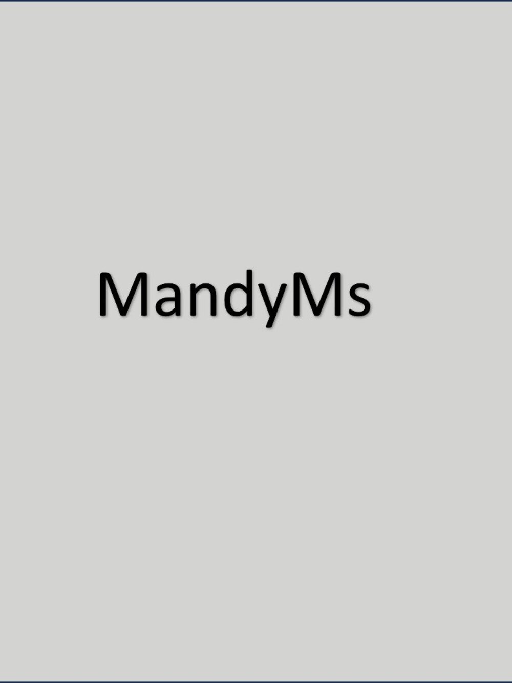 Mandy Ms